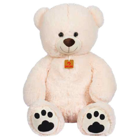 ORSO PANNA 80CM BIANCHINO C/ZAMPE RICAM. EAN 8009549298956 INGROSSO PELUCHE MORBIDOSI