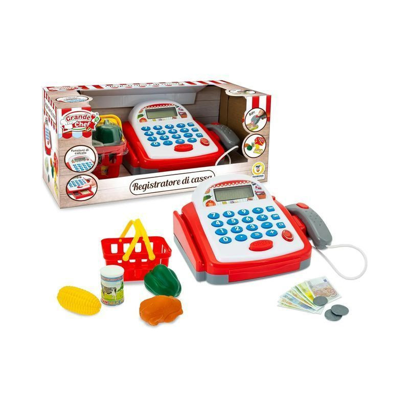 REGISTRATORE DI CASSA C/SCANNER EAN 8017967689553 INGROSSO GIOCHI SUPERMERCATO REGISTRATORE DI CASSA C/SCANNER EAN 8017967689553 INGROSSO GIOCHI SUPERMERCATO