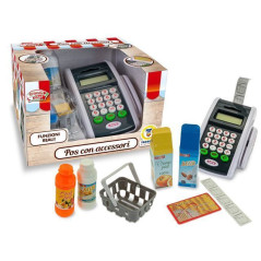POS CON ACCESSORI E FUNZIONI REALI EAN 8017967804895 INGROSSO GIOCHI SUPERMERCATO