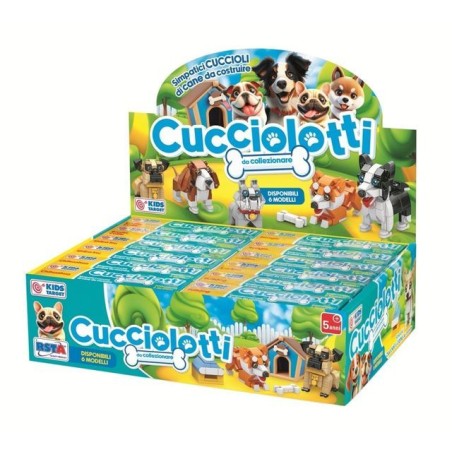 COSTRUZIONI CUCCIOLOTTI 6 ASS. EAN 8004817122520 INGROSSO GIOCHI DA EDICOLA
