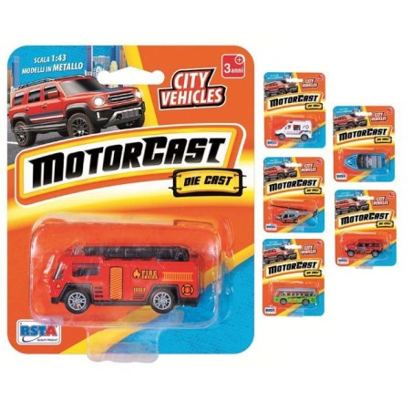 VEICOLI MOTORCAST DIE CAST 6 ASS.TI BLIS EAN 8004817122728 INGROSSO GIOCHI DA EDICOLA