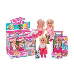 BAMBOLA IL MONDO DI SOFY 12 CM E CUCCIOL EAN 8004817104632 INGROSSO BAMBOLE ECONOMICHE