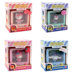 HELLO KITTY SANRIO BEDSIDE LIGHT TV 8CM EAN 4895217519508 INGROSSO PERSONAGGI CARTOON E DISNEY