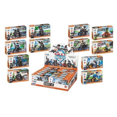 COSTRUZIONI SWAGT MOTO E PERSON. 12 ASS. EAN 8004817117168 INGROSSO GIOCHI DA EDICOLA