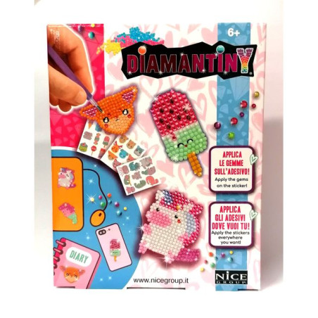 DIAMANTINY DECO STICKERS EAN 8056779900098 INGROSSO GIOCHI CREATIVI