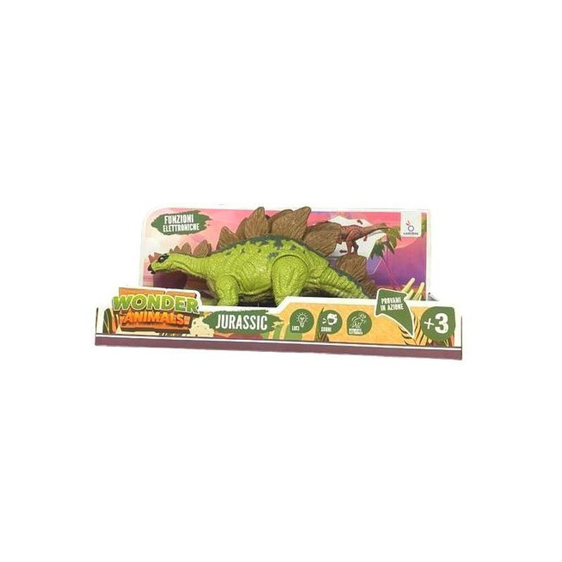 DINOSAURO STEGOSAURO ELETTRONICO S/L EAN 8056894909761 INGROSSO ANIMALI GIOCATTOLO