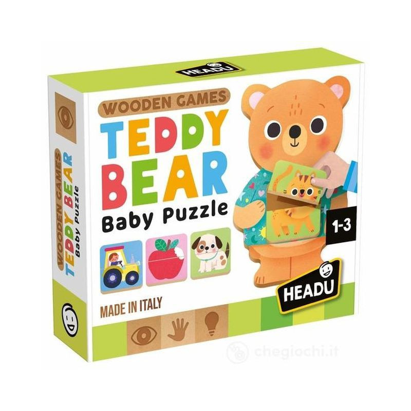 TEDDY BEAR BABY PUZZLE IN LEGNO EAN 8056214162524 INGROSSO GIOCHI CREATIVI TEDDY BEAR BABY PUZZLE IN LEGNO EAN 8056214162524 INGROSSO GIOCHI CREATIVI