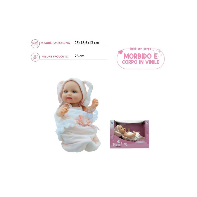 EVA D CM 25 EAN 8056894900706 INGROSSO BAMBOLE ECONOMICHE