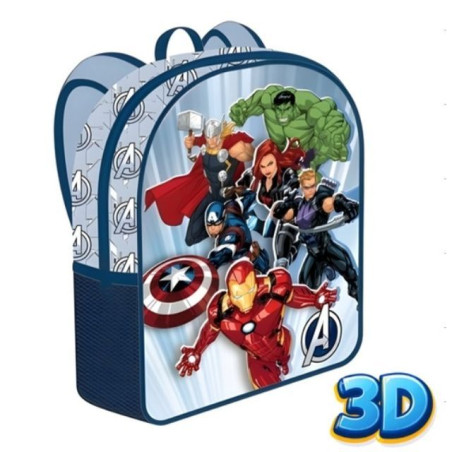 ZAINO ASILO 3D 31CM AVENGERS EAN 8023650062350 INGROSSO ZAINI SCUOLA