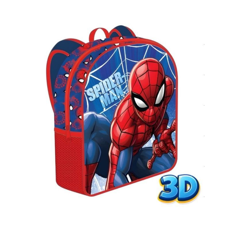 ZAINO ASILO 3D 31CM SPIDERMAN EAN 8023650062381 INGROSSO ZAINI SCUOLA