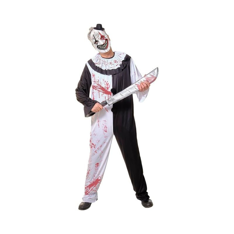 COSTUME ADULTO PAGLACCIO SPIETATO EAN 8422971089181 INGROSSO COSTUMI HALLOWEEN ADULTI