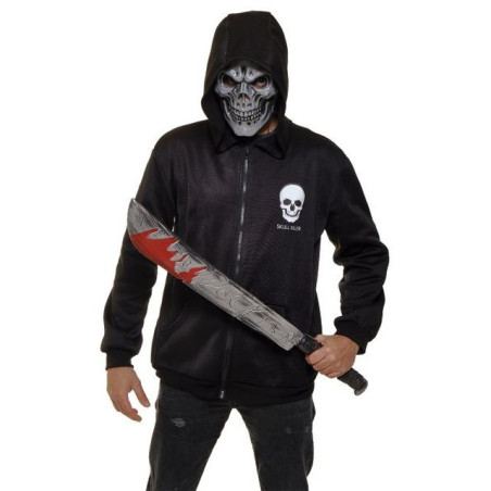 COSTUME ADULTO TESCHIO ASSASSINO EAN 8422971088580 INGROSSO COSTUMI HALLOWEEN ADULTI
