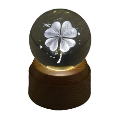SFERA D80MM QUADRIFOG B. ROT. ILL. USB EAN 8059916196057 INGROSSO BOMBONIERE