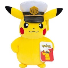 POKEMON PELUCHE 20CM CAPITAN PIKACHU EAN 8059571756085 INGROSSO PELUCHE POKEMON