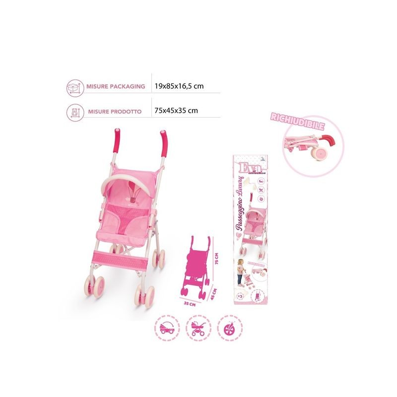 EVA COLLECTION PASSEGGINO XL C/CAPOTTINA EAN 8058753931487 INGROSSO BAMBOLE PUBBLICIZZATE EVA COLLECTION PASSEGGINO XL C/CAPOTTINA EAN 8058753931487 INGROSSO BAMBOLE PUBBLICIZZATE