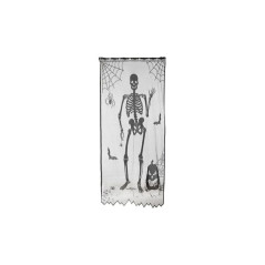 DECORAZIONE PIZZO 210X100 CM SCHELETRO EAN 8422259817918 INGROSSO DECORAZIONI HALLOWEEN