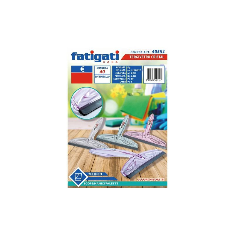 TERGIVETRO CRISTAL EAN 8011690405527 INGROSSO ACCESSORI PULIZIA TERGIVETRO CRISTAL EAN 8011690405527 INGROSSO ACCESSORI PULIZIA