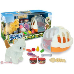 PLAYSET GATTINO CON TRASPORTINO EAN 8017967805250 INGROSSO ANIMALI GIOCATTOLO