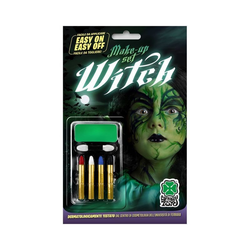 FONDOTINTA VERDE + 4 MATITE EAN 8004761094331 INGROSSO TRUCCHI DI CARNEVALE FONDOTINTA VERDE + 4 MATITE EAN 8004761094331 INGROSSO TRUCCHI DI CARNEVALE