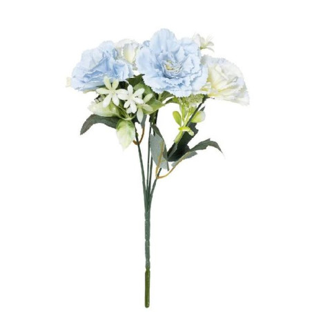 GAROFANI VIOLETTO 5 FIORI H.30CM EAN 8056001134581 INGROSSO FIORI FINTI D'ARREDO