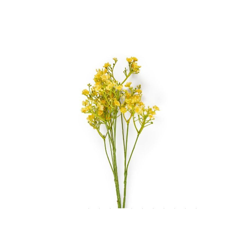 VELO DA SPOSA GIALLO H.70CM EAN 8056001125640 INGROSSO FIORI FINTI D'ARREDO