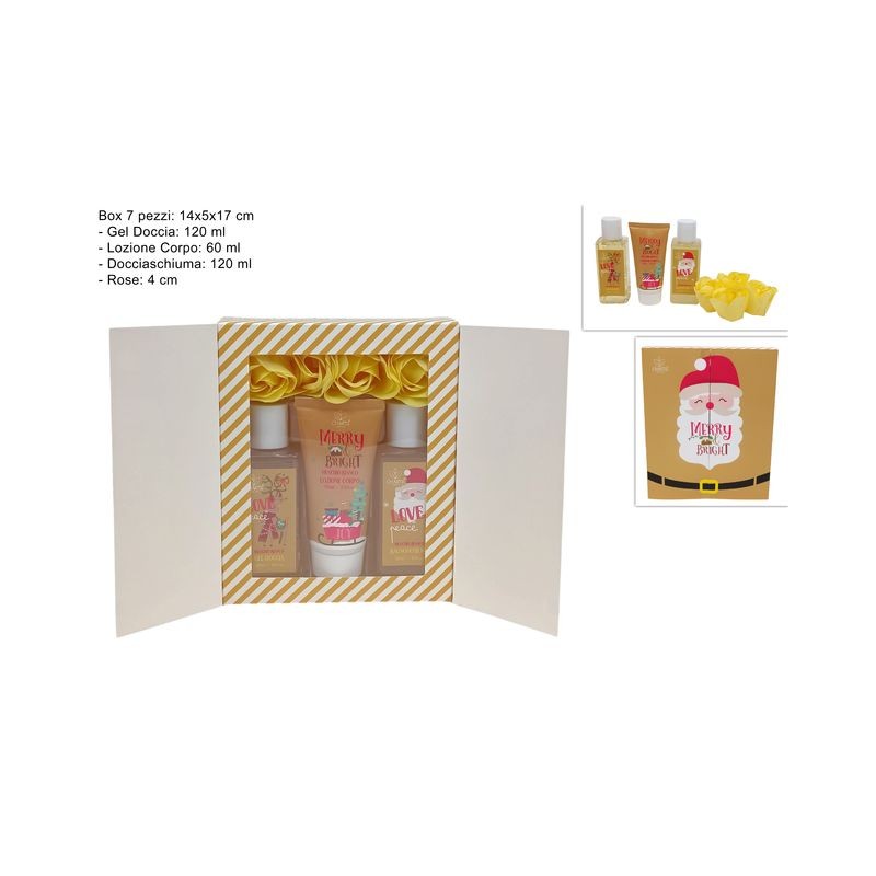 SET DA BAGNO 3PZ CONF. REG. BABBO N. ORO EAN 8053482402147 INGROSSO OGGETTISTICA NATALIZIA SET DA BAGNO 3PZ CONF. REG. BABBO N. ORO EAN 8053482402147 INGROSSO OGGETTISTICA NATALIZIA