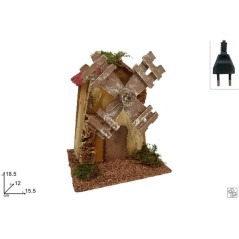 SCENARIO MULINO EAN 8053482153841 INGROSSO ARTICOLI PRESEPE CON MOVIMENTO
