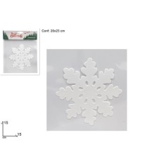 VETROFANIA FIOCCHI DI NEVE 15CM EAN 8033113426452 INGROSSO VETROFANIE