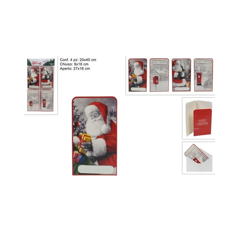 BIGLIETTI AUGURI NATALE PORTASOLDI 4PZ EAN 8053482439860 INGROSSO BIGLIETTI NATALIZI BIGLIETTI AUGURI NATALE PORTASOLDI 4PZ EAN 8053482439860 INGROSSO BIGLIETTI NATALIZI