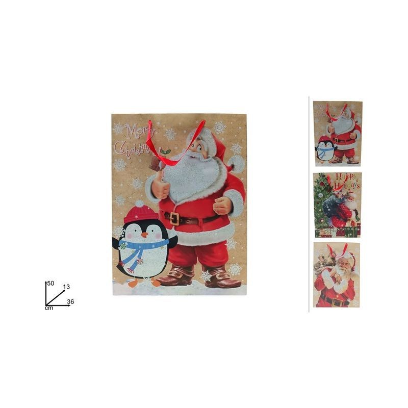 BUSTA REGALO BABBO NAT, 50X13X36CM 3ASS EAN 8053482316895 INGROSSO SACCHETTI E SHOPPER NATALIZI BUSTA REGALO BABBO NAT, 50X13X36CM 3ASS EAN 8053482316895 INGROSSO SACCHETTI E SHOPPER NATALIZI