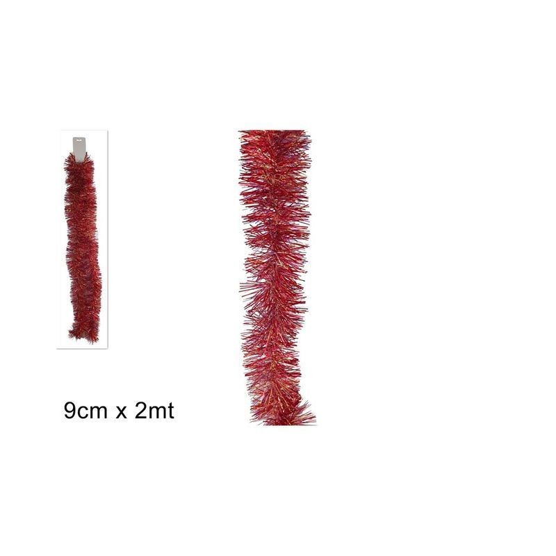 FILO ADDOBBO 2MTX9CM LAMIN. ROSSO/ORO EAN 8053482455785 INGROSSO GHIRLANDE NATALIZIE FILO ADDOBBO 2MTX9CM LAMIN. ROSSO/ORO EAN 8053482455785 INGROSSO GHIRLANDE NATALIZIE
