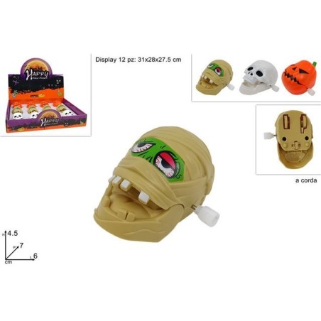 TESTA SOGGETTO HALLOWEEN C /MOV. A CORDA EAN 8053482442198 INGROSSO DECORAZIONI HALLOWEEN