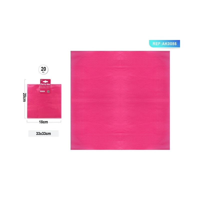 TOVAGLIOLI CM.33x33 PZ.20 FUCSIA EAN 8058617507452 INGROSSO CARTA PER LA CASA TOVAGLIOLI CM.33x33 PZ.20 FUCSIA EAN 8058617507452 INGROSSO CARTA PER LA CASA