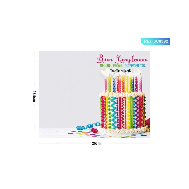 BIGLIETTO AUGURI 12,5X17,5CM JC0392 EAN 8058617703922 INGROSSO BIGLIETTI COMPLEANNO BIGLIETTO AUGURI 12,5X17,5CM JC0392 EAN 8058617703922 INGROSSO BIGLIETTI COMPLEANNO