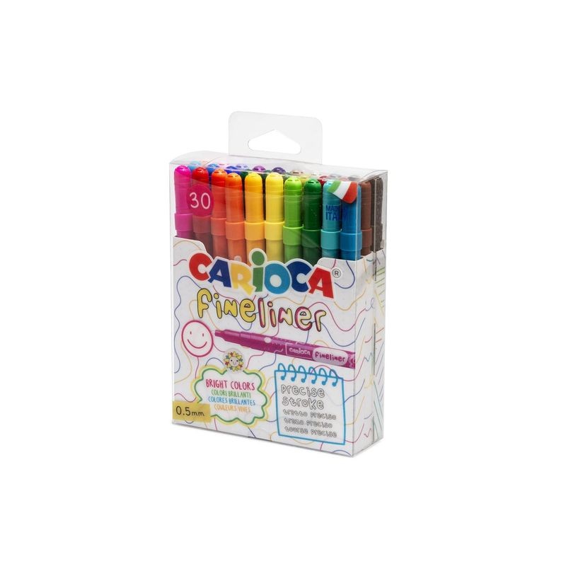 CARIOCA PENNARELLI FINELINER 30PZ EAN 8003511441050 INGROSSO PENNARELLI COLORATI CARIOCA PENNARELLI FINELINER 30PZ EAN 8003511441050 INGROSSO PENNARELLI COLORATI