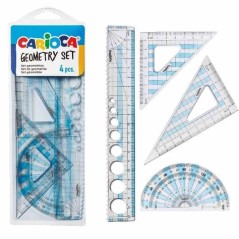 CARIOCA SET GEOMETRICO 4PZ EAN 8003511401214 INGROSSO PENNARELLI COLORATI