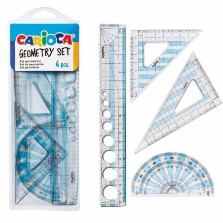 CARIOCA SET GEOMETRICO 4PZ EAN 8003511401214 INGROSSO PENNARELLI COLORATI