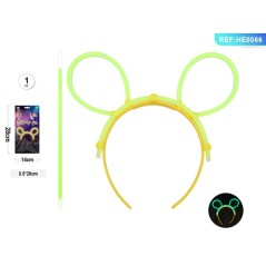 LIGHTSTICK CERCHIETTO ORECCHIE EAN 8058617671665 INGROSSO ACCESSORI PARTY