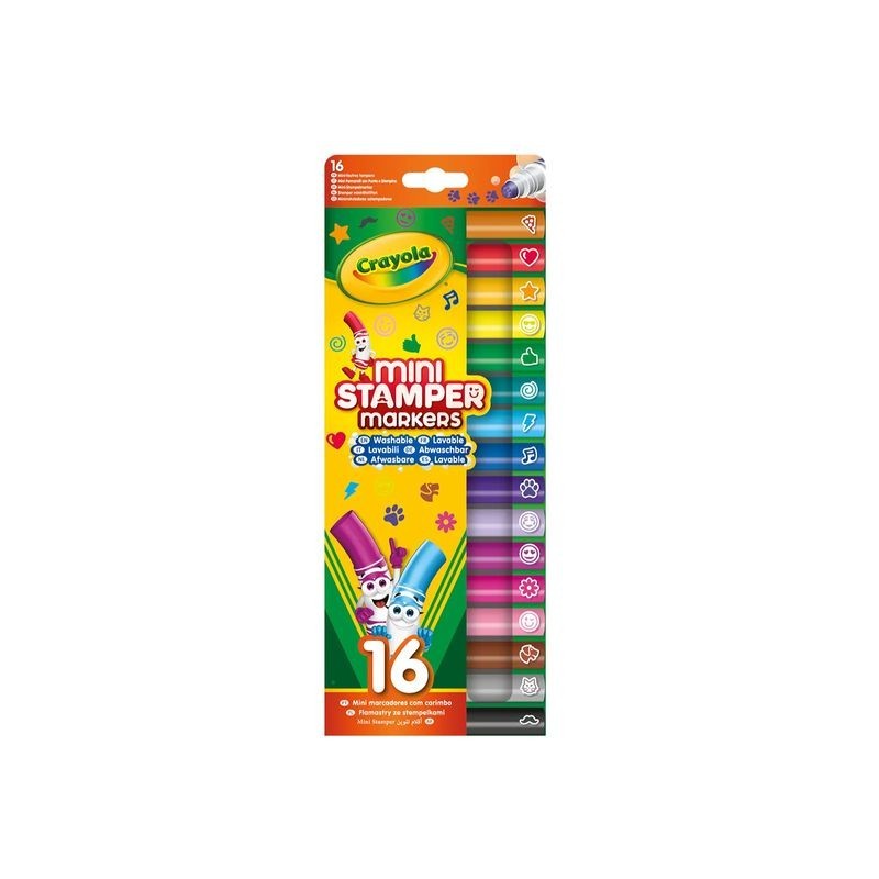 MINI PENNARELLI A STAMPINO LAVABILI 16PZ EAN 0071662187415 INGROSSO PENNARELLI MINI PENNARELLI A STAMPINO LAVABILI 16PZ EAN 0071662187415 INGROSSO PENNARELLI