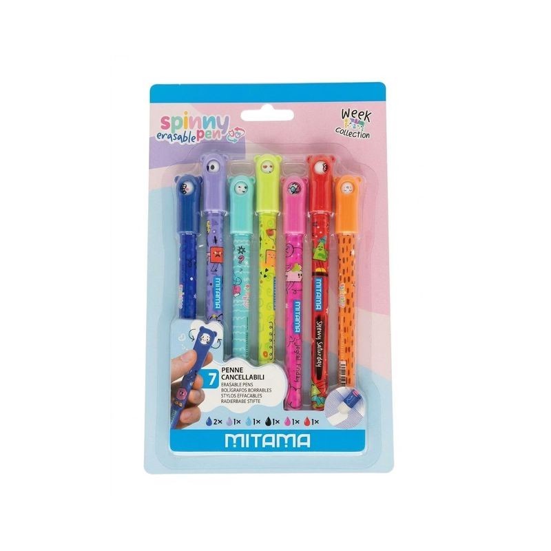 PENNA CANCELLABILE SPINNY PEN P.0,7 7PZ EAN 8026624656654 INGROSSO PENNE PER LA SCUOLA PENNA CANCELLABILE SPINNY PEN P.0,7 7PZ EAN 8026624656654 INGROSSO PENNE PER LA SCUOLA