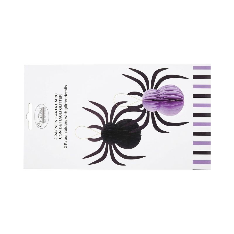 DECORAZIONE CARTA RAGNO NER/VIO 20CM 2PZ EAN 8010052408886 INGROSSO DECORAZIONI HALLOWEEN DECORAZIONE CARTA RAGNO NER/VIO 20CM 2PZ EAN 8010052408886 INGROSSO DECORAZIONI HALLOWEEN