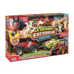 LA GRANDE FATTORIA CON TRATTORE FRIZION EAN 8004817123282 INGROSSO MODELLINI AUTO A FRIZIONE