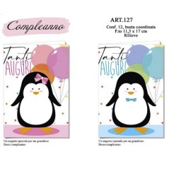 BIGLIETTO COMPLEANNO EMOZ. A COL. (12) EAN 8001608301270 INGROSSO BIGLIETTI COMPLEANNO