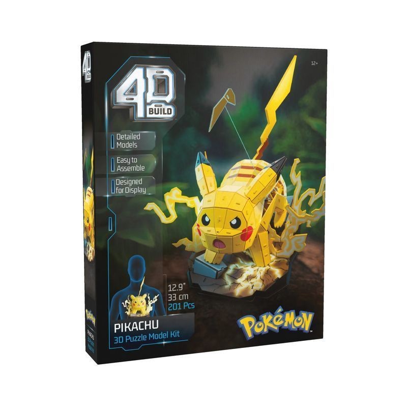 POKEMON PIKACHU MOD. 4D BUILD EAN 0681147098091 INGROSSO PERSONAGGI CARTOON POKEMON PIKACHU MOD. 4D BUILD EAN 0681147098091 INGROSSO PERSONAGGI CARTOON