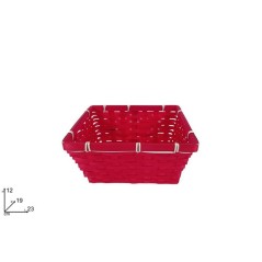 CESTINO 23X19X12 ROSSO EAN 8053482470504 INGROSSO CESTI NATALIZI