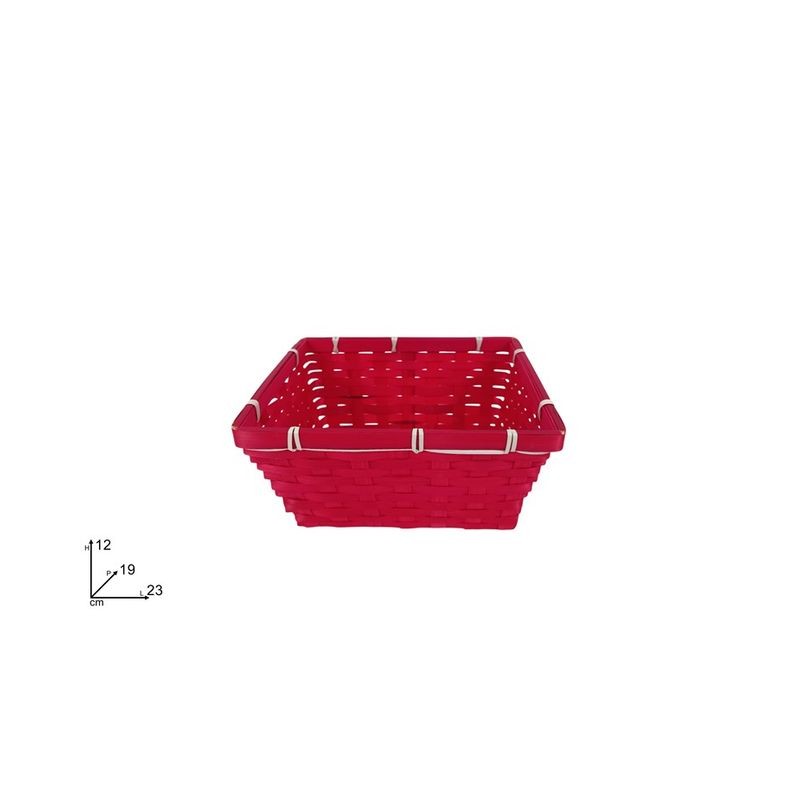 CESTINO 23X19X12 ROSSO EAN 8053482470504 INGROSSO CESTI NATALIZI CESTINO 23X19X12 ROSSO EAN 8053482470504 INGROSSO CESTI NATALIZI