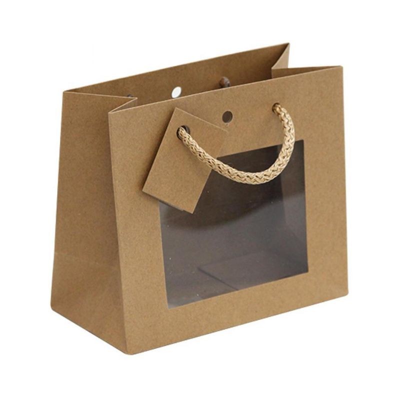 SHOPPER KRAFT AVANA 16X18X14CM MARRONE EAN 8001294857242 INGROSSO SACCHETTI E SHOPPER REGALO