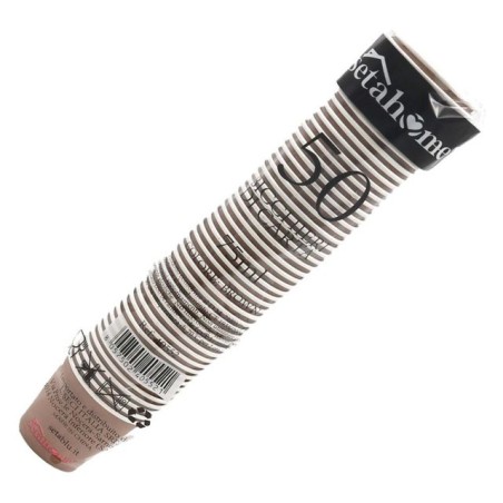 BICCHIERINI CARTA 80ML CF50PZ BROWN EAN 8057502405521 INGROSSO BICCHIERI PER CASA