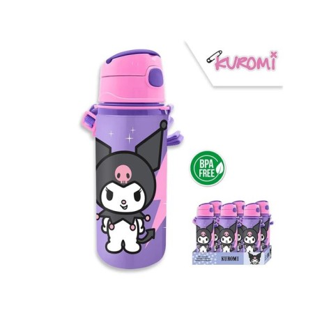 BORRACCIA ALLUMINIO 600ML KUROMI C/STRAP EAN 8435507893763 INGROSSO BORRACCE