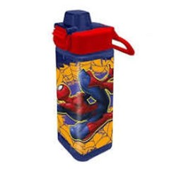 BORRACCIA PP QUADRATA 500ML SPIDERMAN EAN 3800161843396 INGROSSO BORRACCE